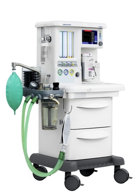ekran dotykowy Stacja Anestezjologiczna, przycisk sterujący, AGS, ORC, przepływomierz rurkowy; aplikacja znieczulająca