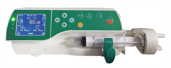 Medyczne pompy strzykawkowe o pojemności 10 ml / h 1,5 kg Łatwe sterowanie z ekranem dotykowym