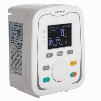 Elektroniczne medyczne pompy infuzyjne 132x95x165mm Alarm niskiego poziomu baterii
