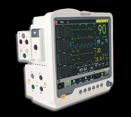 ICU Podłącz przenośny monitor pacjenta 3/5 odprowadzeniowy EKG dla szpitala