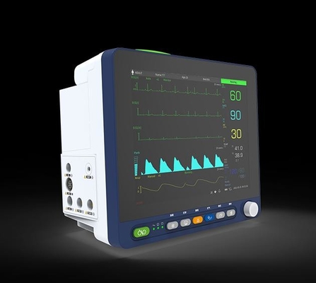 Przenośny monitor pacjenta o przekątnej 12,1 cala, sprzęt do monitorowania szpitala ISO13485