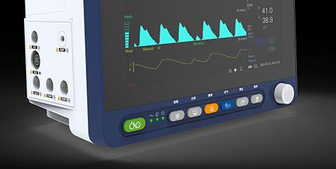 Przenośny monitor pacjenta o przekątnej 12,1 cala, sprzęt do monitorowania szpitala ISO13485